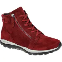 Gabor ROLLINGSOFT Damen Stiefeletten - bequeme Stiefelette rot Freizeit NEU