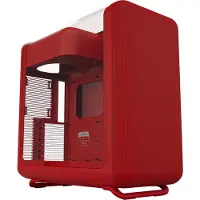 HYTE X50, Midi Tower, PC, Rot, ATX, EATX, ITX, micro ATX, Acrylnitril-Butadien-Styrol (ABS), Silikon, Stahl, Gaming