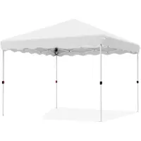 Happyment Zyrell Gazebo Pop-up Paviljoen – 3x3m – Wasserdicht & UV 50+ – Inklusive Aufbewahrungstasche – Weiß – Für Garten, Terrasse & Outdoor-Events