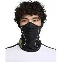 Nike - "Academy" Nackenwärmer für Herren PP4881 (L-XL) (Schwarz/Volt Farbe/Silber)