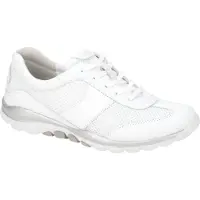 Gabor ROLLINGSOFT Damenschuhe - bequeme Schnür- Halbschuhe weiß Freizeit NEU