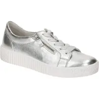 Gabor 83.334 Damenschuhe - Halbschuhe - Sneaker silber Freizeit NEU