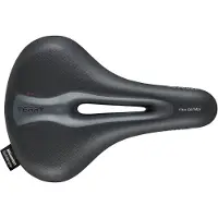 Terry Fisio Flex Gel Max, Fahrradsitz, Stadt, Frauen, Schwarz, Einfarbig