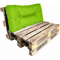 Bananair Palettenkissen aus polyester 120x60 cm, grün