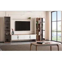 Xl Moebel Gmbh Wohnzimmer Wohnwand TV-Ständer Regal Luxus Design Set 4 tlg Modern Möbel Neu