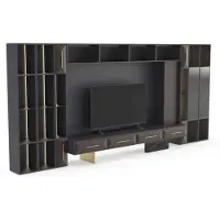 AEA Wohnwand Wohnzimmer Möbel Holz TV Ständer Moderne Design neu