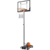 Famanu Basketballkorb PRO - Verstellbare Höhe - Für den Außenbereich