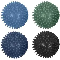 Spokey - Massage Bälle (4er-Pack) PP11740 (6,5 cm x 4 cm) (Schwarz/Blau/Dunkelblau/Grün)