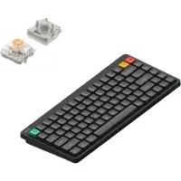 NUPHY Node 75 Kabellose Mechanische Tastatur Low-Profile QWERTY US / Ink Gray / Blush nano