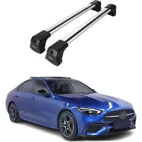 Omtec Dachträger Grundtäger für Mercedes C Klasse W206 Limo 2021-2025 75kg Alu Grau 2x