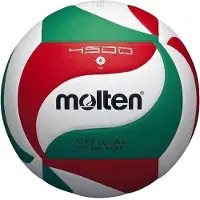 Molten - Kunstleder Volleyball PP164 (5) (Weiß/Rot/Grün)