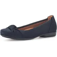 Gabor Ballerina "FLORENZ" Business Schuhe, Slipper mit modischem Knoten, Weite G