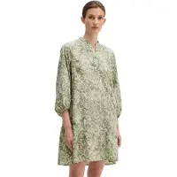 Marc O'Polo Marc OPolo Sommerkleid Eingrifftaschen loose fit aus bedrucktem Light-Popeline, ungefüttert