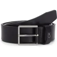 Calvin Klein Ledergürtel "FORMAL BELT 3.5CM" Monogramm-Logo an der Gürtelschlaufe