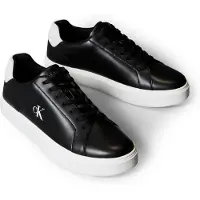 Calvin Klein Sneakers Classic Cupsole Laceup Lth YM0YM01435 Schwarz 43