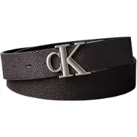 Calvin Klein Gürtel Ck Buckle Tumbled 35Mm Adj/Rev LV04D7049G Schwarz 95
