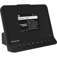 Telestar 5700400, Internet, Digital, DAB+, FM, TFT, 8,13 cm (3.2"), Schwarz