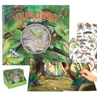 Dino World - Explorer Stickerworld With Relief Stickers (0413599)