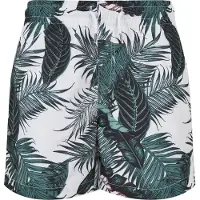 Urban Classics UCK2679 - Boys Pattern Swim Shorts palm leaves aop 122/128