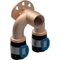 Geberit GE FlowFit, Doppelanschlusswinkel, IG RG+, d20 x Rp1/2 x d25mm, L5,2cm, 1 Stk.