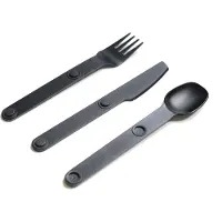 Full Windsor Magware MAG-SS-BLK Charcoal Black, Outdoor Besteck