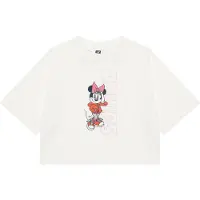 Adidas T-Shirt Disney Minnie Mouse JL9191 Weiß Loose Fit