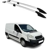 Omtec Dachreling 2522933 Fahrzeugdach beidseitig für FIAT Scudo (270, 272) Aluminium