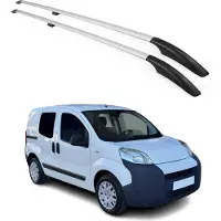Omtec Dachreling Dachgepäckträger Relingträger für Citroen Nemo 2008-2016 Alu Schwarz