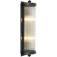 Demotex GmbH Casa Padrino Luxus Wohnzimmer Wandlampe Bronze 13 x 11 x H. 43 cm - Hotel Möbel