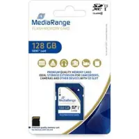 MediaRange MR969, 128 GB, SDXC, Klasse 10, UHS-I, 80 MB/s, 10 MB/s