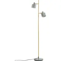 Dyberg-Larsen Stehlampe Stehleuchte Standleuchte standlampe Bodenlampe Leseleuchte Innenbeleuchtung Ocean grau Messing
