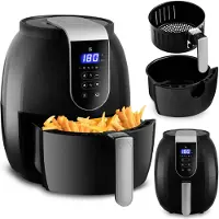Berdsen BD-651, Heißluftfritteuse, 3,6 l, Einzelbild, Schwarz, Berührung, Eigenständig