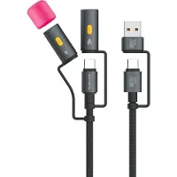 4smarts 4in1 USB-C Kabelset Explorer 60W 1m