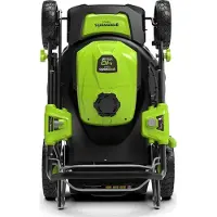 Greenworks GD40LM46SP, Schieberasenmäher, 750 m², 46 cm, 2,5 cm, 7 mm, 4 Rad/Räder