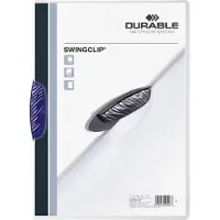 Durable Klemmmappe Swingclip, DIN A4, PP, mit Clip, dunkelblau