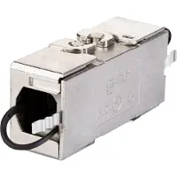 METZ CONNECT Verbinder Netzwerk Adapter CAT 6a [1x - 1x ] 0 mm Silber (metallic) 130863-04-E