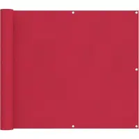 vidaXL Balkonsichtschutz Bordeauxrot 100 x 1000 cm Oxford-Stoff
