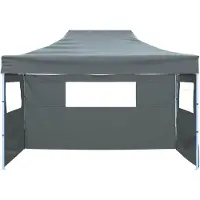 vidaXL Party-Zelt Anthrazit 291 x 431 x 315 cm Oxford-Stoff
