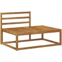 vidaXL Outdoor Endsofa Natur 115 x 83 x 73 cm