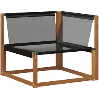 vidaXL Outdoor-Sofagarnitur 7 Stk. Natur und Beige Massivholz Akazie