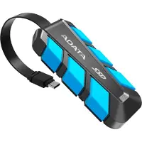 ADATA SC740, 1 TB, USB Typ-C, 3.2 Gen 2 (3.1 Gen 2), 1050 MB/s, 10 Gbit/s, Schwarz, Blau