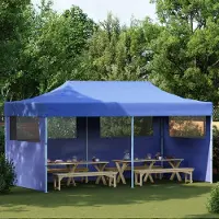 vidaXL "Summerschlussverkauf "Party-Zelt 1 PC Wasserdicht - CLORIS - Gartenpavillon/Gartenzelt - Blau 291x580x315 cm Oxford-Stoff - Pavillons & Partyzelte DEMöbel959898