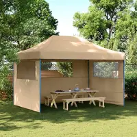 vidaXL "SALE 2026"Party-Zelt 1 PC Wasserdicht - CLORIS - Gartenpavillon/Gartenzelt - Beige 279x410x315 cm Oxford-Stoff - Pavillons & Partyzelte NeuMöbel931086