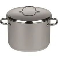 Riess Topf Cristall mit Deckel hoch Ø24cm 7,3 Liter Edelstahl