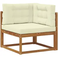 vidaXL Outdoor Ecksofa Natur