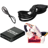 ELECTRONICX AUX-, USB-, SD-, iPhone-, iPod- und iPad-Adapter + Bluetooth für Mazda Yatour Premium USB- und Bluetooth-Autoradio-Adapter