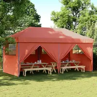 vidaXL "Seasonal Sale"Party-Zelt 1 PC Wasserdicht - CLORIS - Gartenpavillon/Gartenzelt - Terrakotta 292x580x315 cm Oxford-Stoff - Pavillons & Partyzelte DEMöbel501989