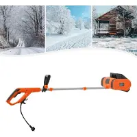 StarTech.com Schneefräse - Elektrische Schneefräse 1800 W - Kabelgebunden Steckdosenbetrieb - Handgeschoben - Schneeschleuder - Orange/Schwarz
