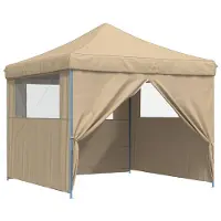 Syfax Party-Zelt Beige 292 x 292 x 315 cm Oxford-Stoff