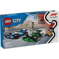 LEGO City 60474 F1 Startaufstellung mit VCARB & Sauber Rennautos
